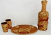 Фото Береста и камни - авторский набор Рябина для крепких напитков из 4 предметов